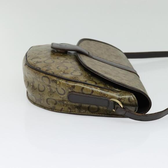 CELINE C Sulky Shoulder Bag Pvc Beige Gold - Picture 5 of 12